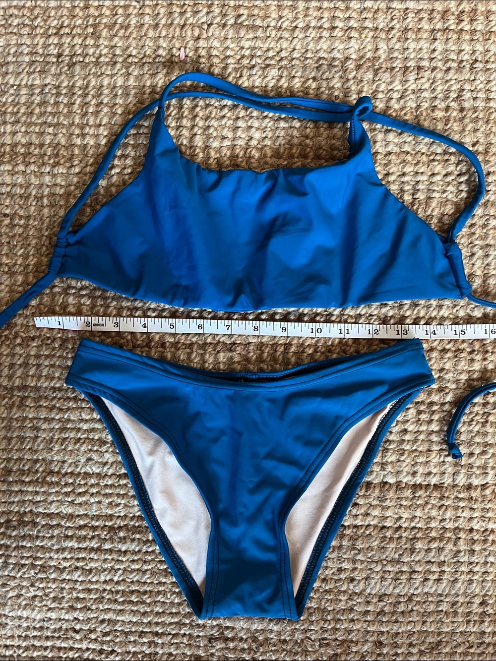 Blue Two-Piece Bikini Set